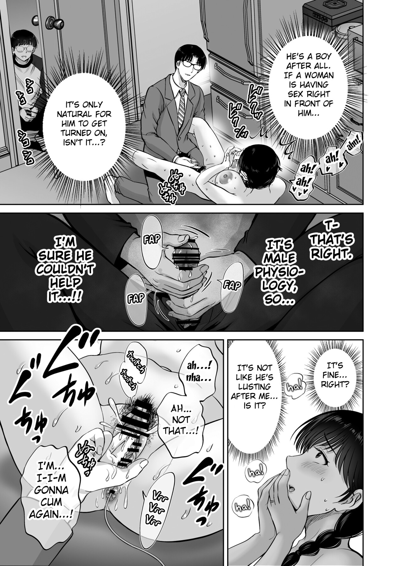 Hentai Manga Comic-The story of how my busty mother cums over and over again with an old man's raw dick right in front of me-Read-51